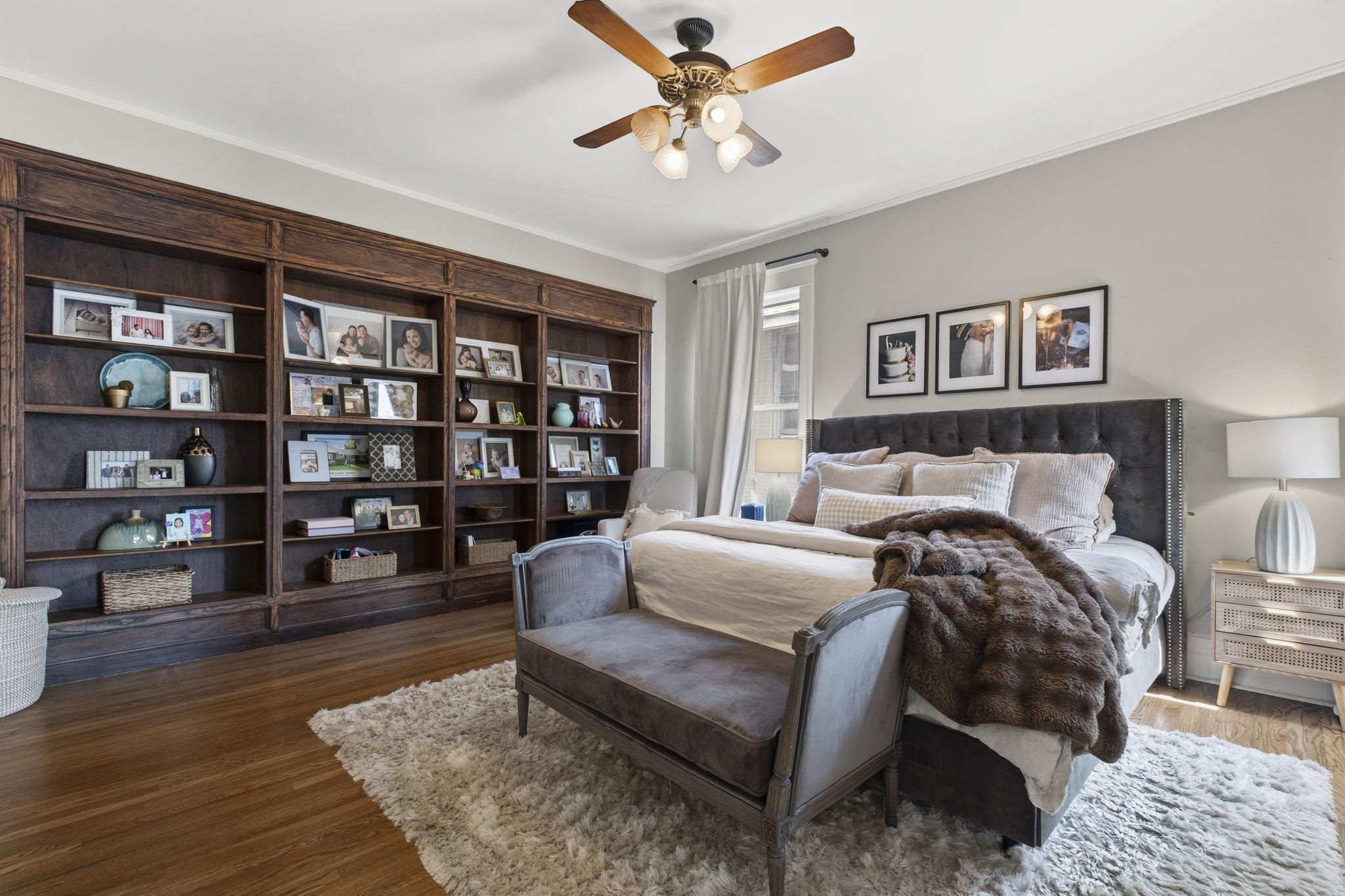 1273 Carr Avenue Memphis, TN 38104 - Photo 20 of 39 Alternate view of the primary bedroom highlighting the generous layout and classic details.