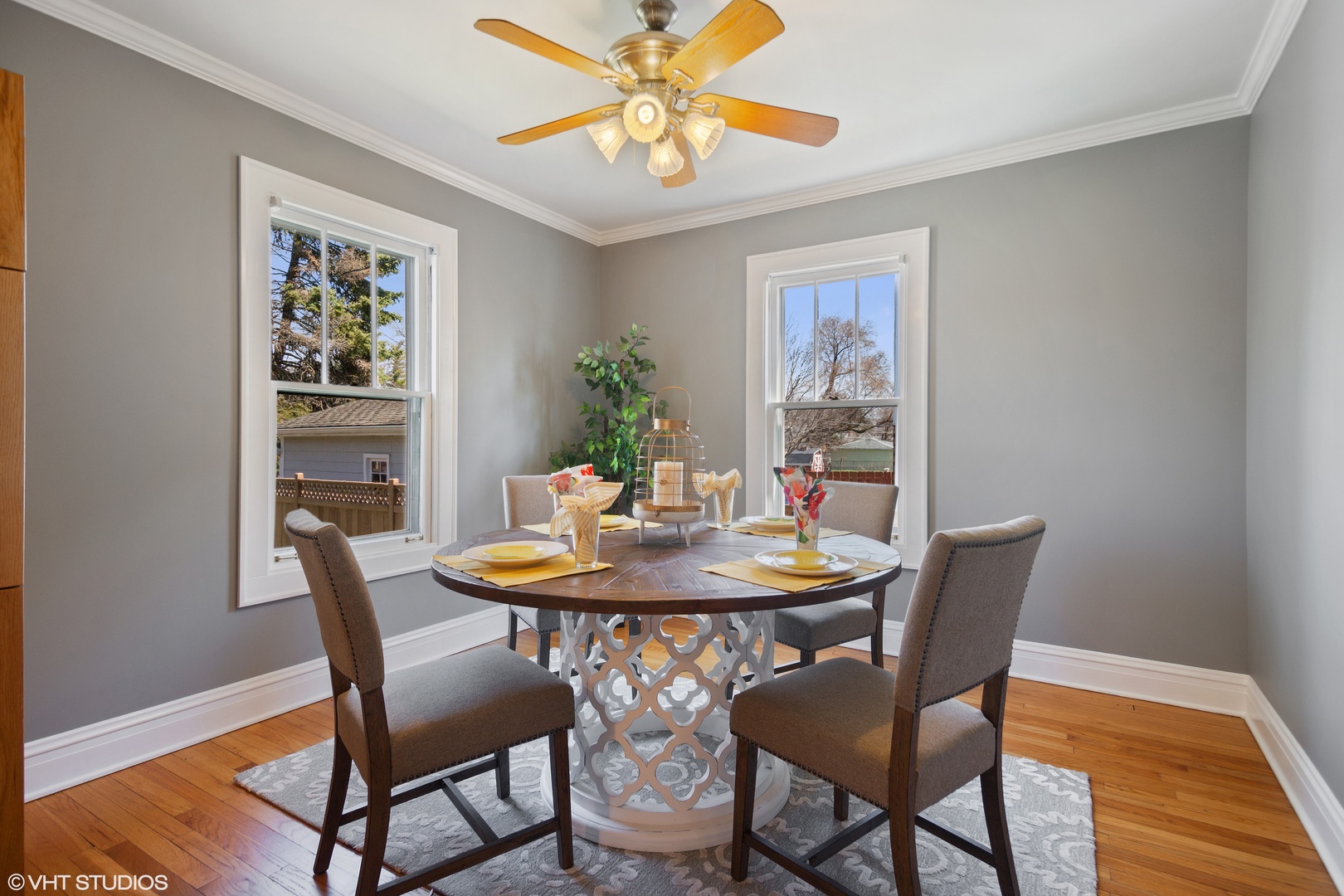 822 East Thacker Street Des Plaines, IL 60016 - Photo 10 of 20 a view of a dining room with furniture window and wooden floor