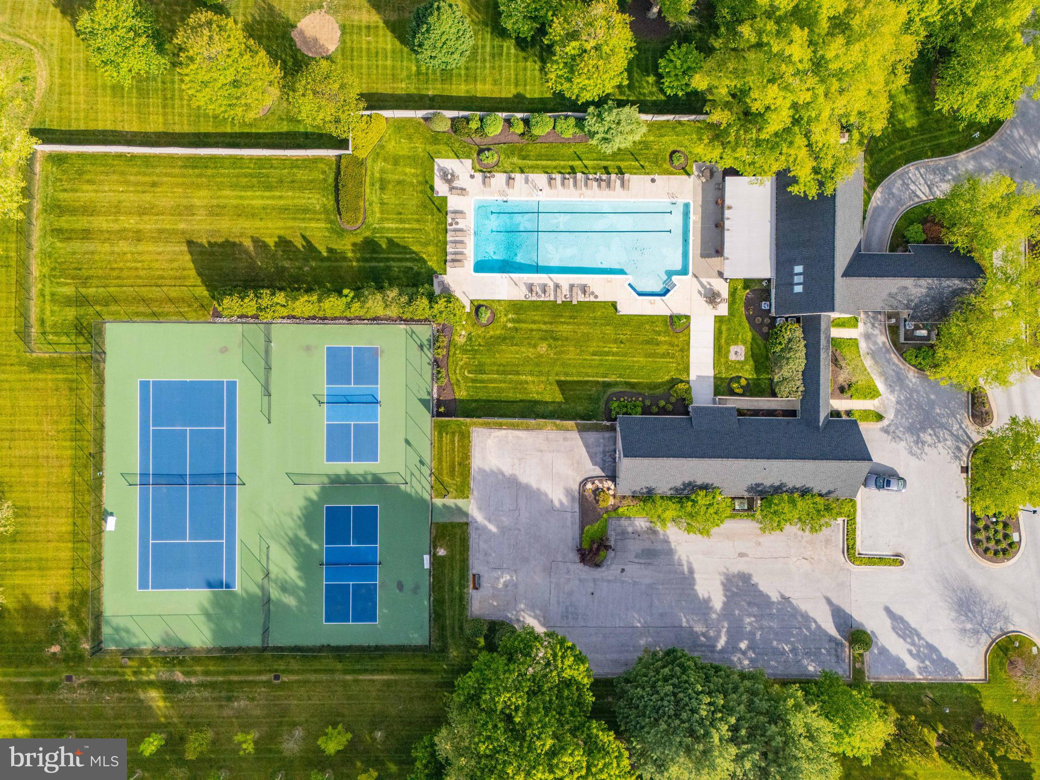 2504 Stone Mill Road Baltimore, MD 21208 - Photo 119 of 123 Outdoor swimming pool, tennis & pickleball courts