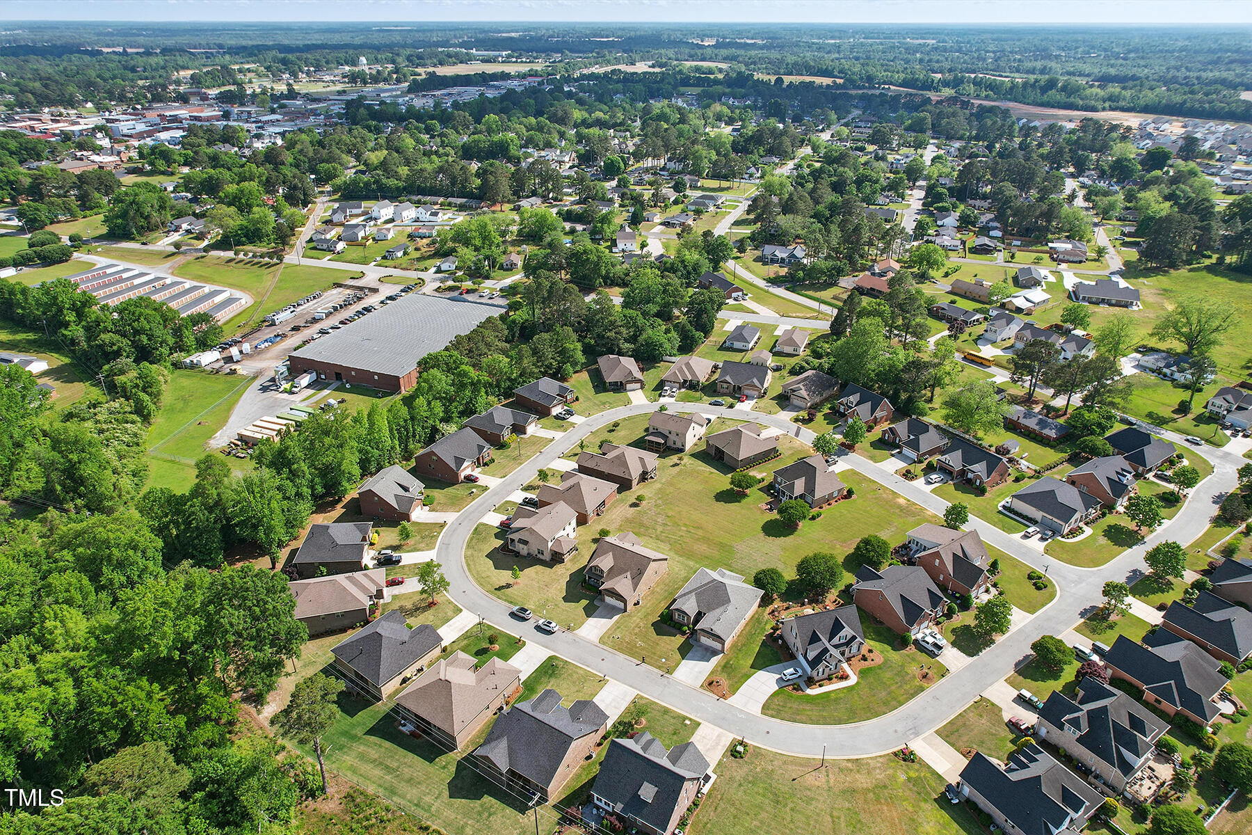 116 Colonade Court Benson, NC 27504 - Photo 37 of 37 an aerial view of residential houses with outdoor space
