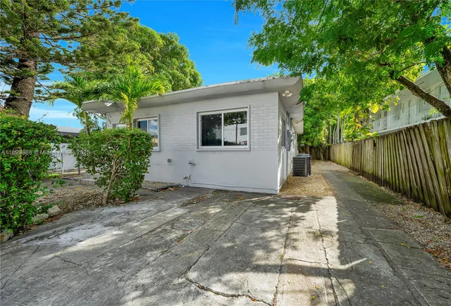 a view of a house with a patio