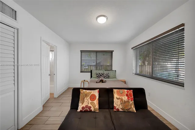 a very nice looking room with a large window