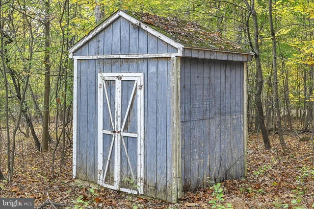 a backyard of a house