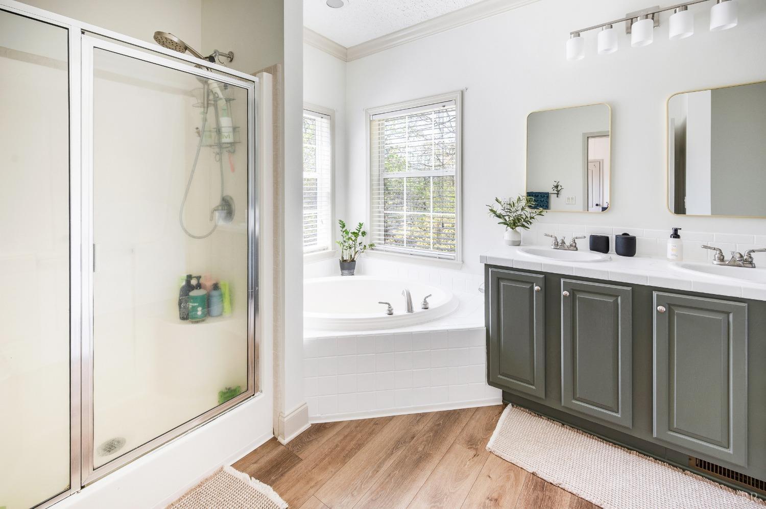 1105 East Perch Road Monroe, VA 24574 - Photo 23 of 60 a bathroom with a tub sink and mirror