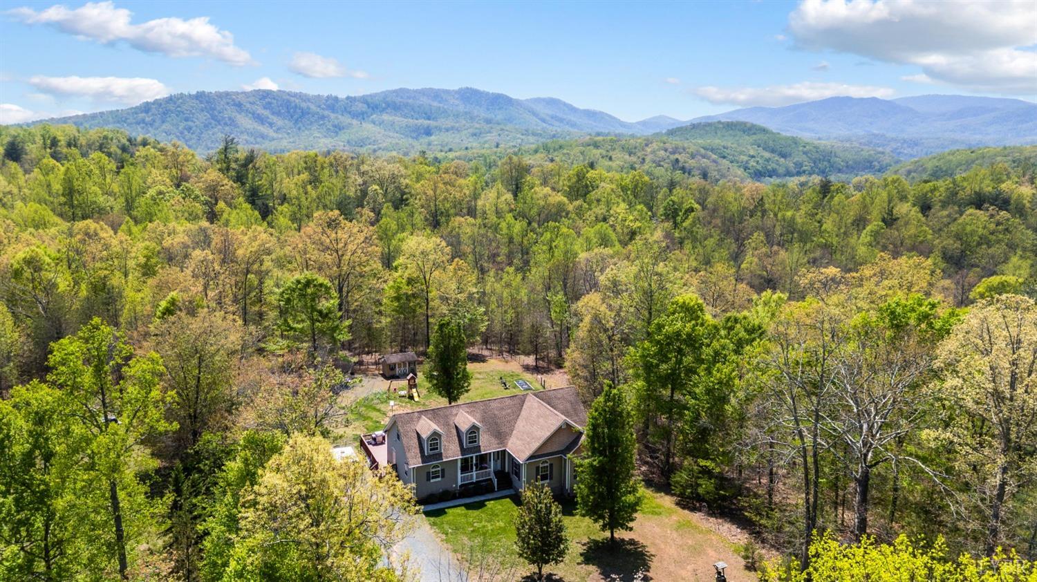 1105 East Perch Road Monroe, VA 24574 - Photo 47 of 60 a view of a lush green forest with mountains in the background