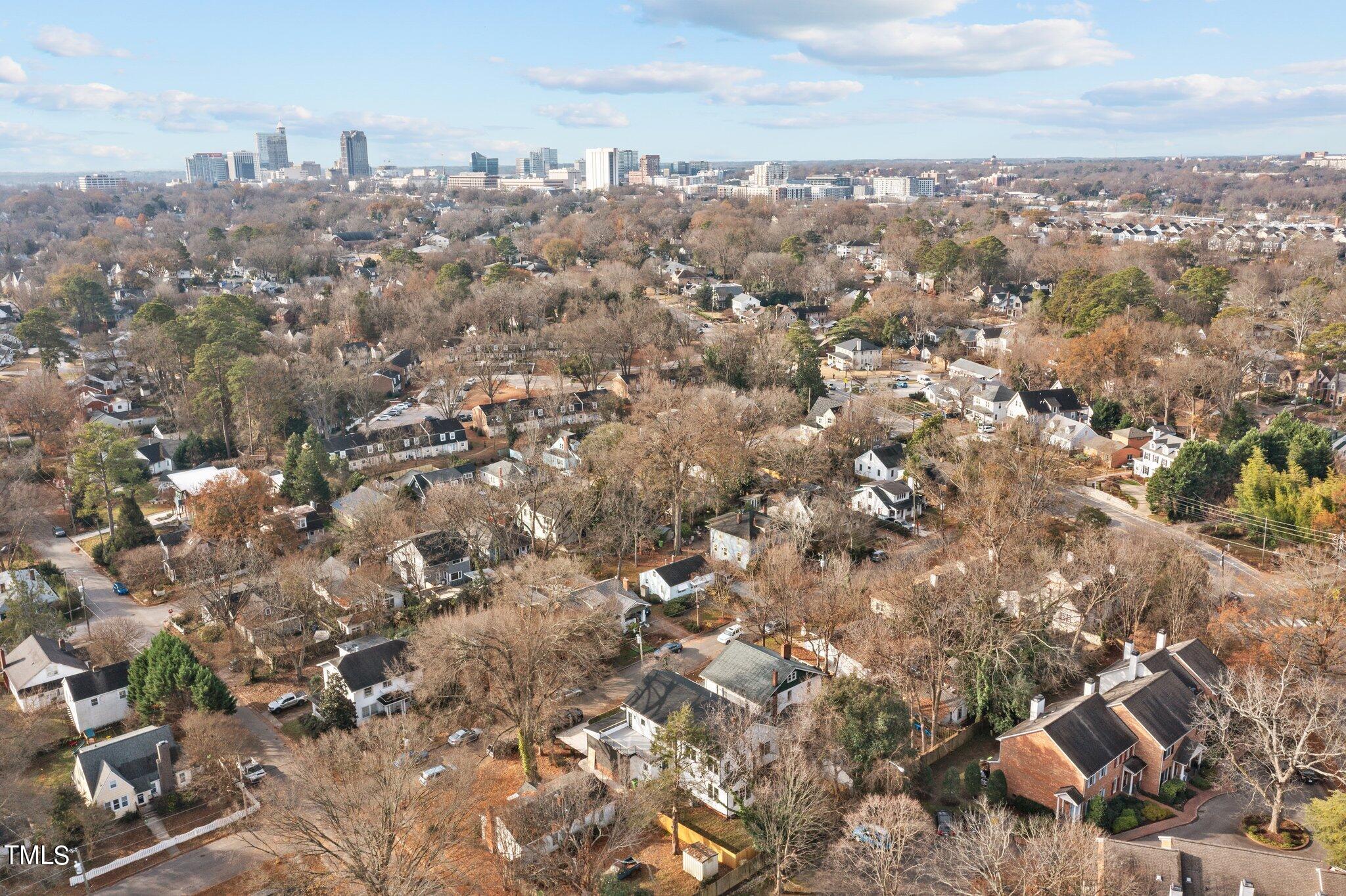 421 Harding Street Raleigh, NC 27604 - Photo 48 of 50 an aerial view of multiple house