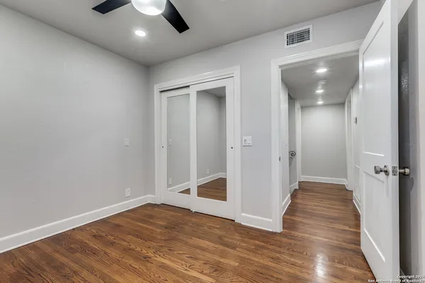 wooden floor in an empty room