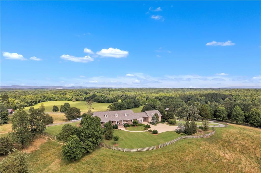 a view of a city with an ocean