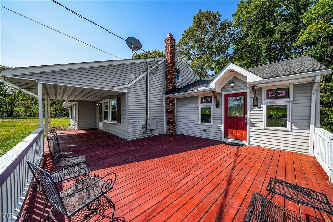 6916 Dewey Road Thompson, OH 44086 - Photo 21 of 49 View of wooden terrace