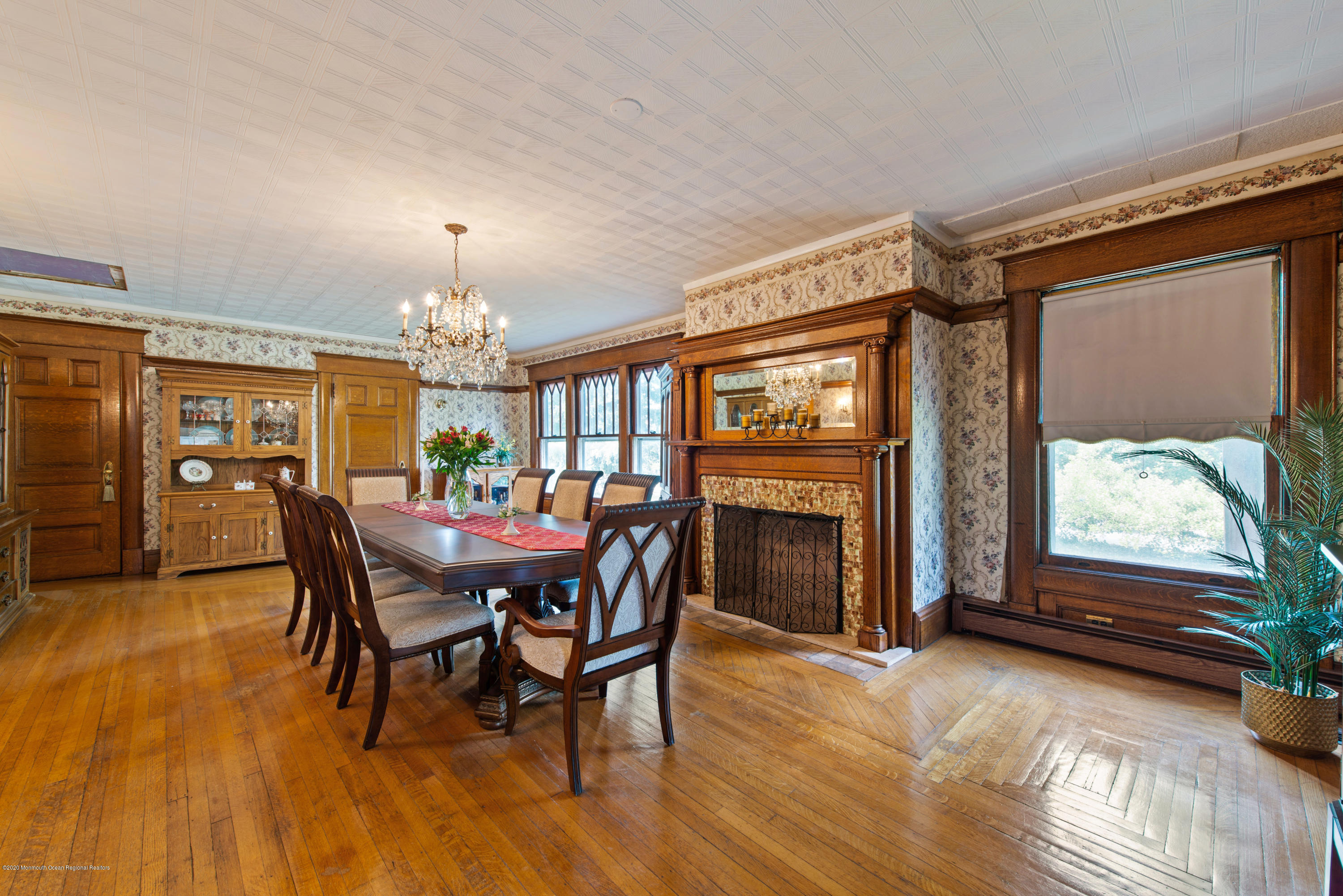 205 Main Street Keyport, NJ 07735 - Photo 19 of 42 a view of a dining room with furniture window and wooden floor