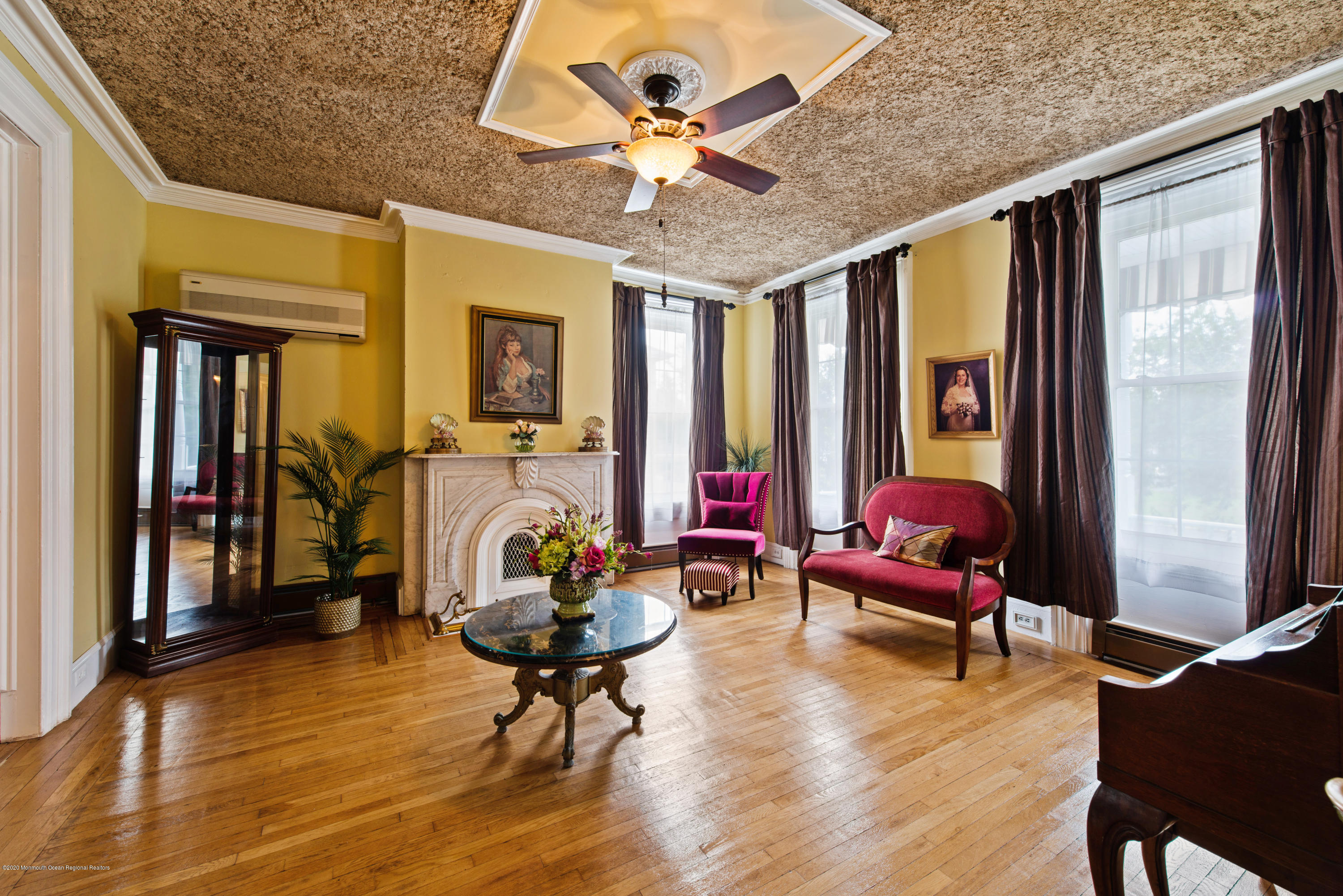 205 Main Street Keyport, NJ 07735 - Photo 6 of 42 a living room with furniture floor to ceiling window and wooden floor