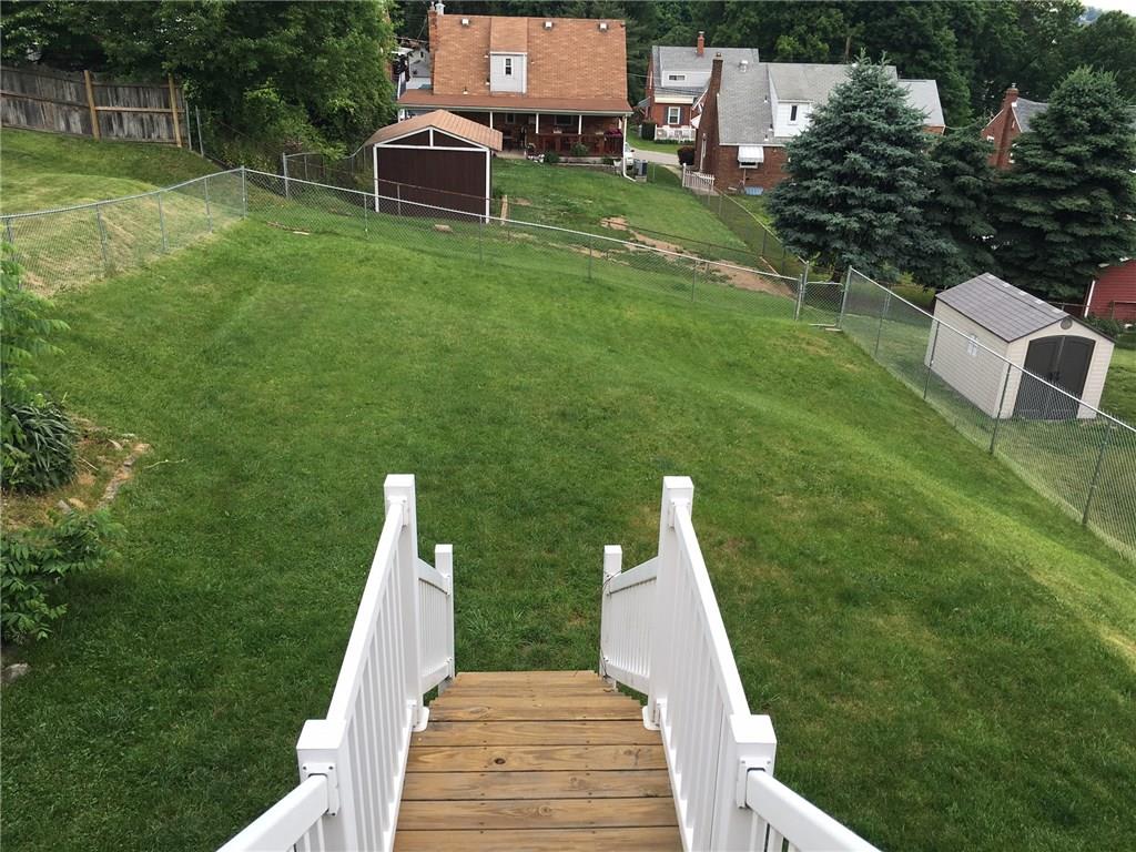 3724 Middleboro Road Castle Shannon, PA 15234 - Photo 23 of 25 The fully fenced back yard extends your living space to the outdoors!