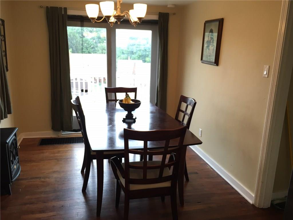 3724 Middleboro Road Castle Shannon, PA 15234 - Photo 6 of 25 The dining room features sliding glass doors that lead out onto the back deck.