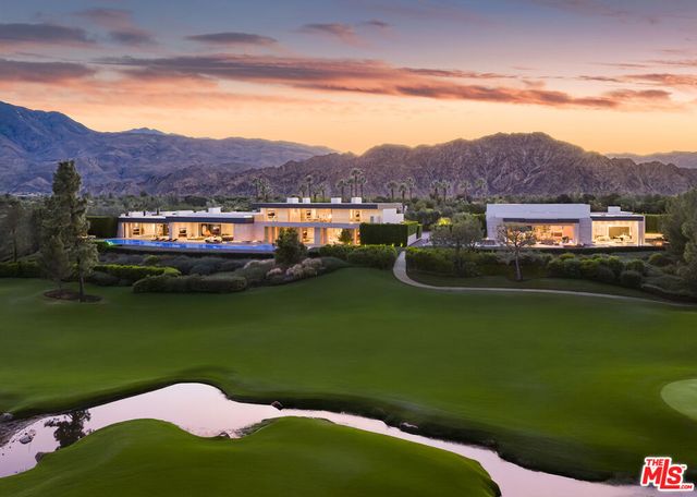 a view of a lake with a mountain