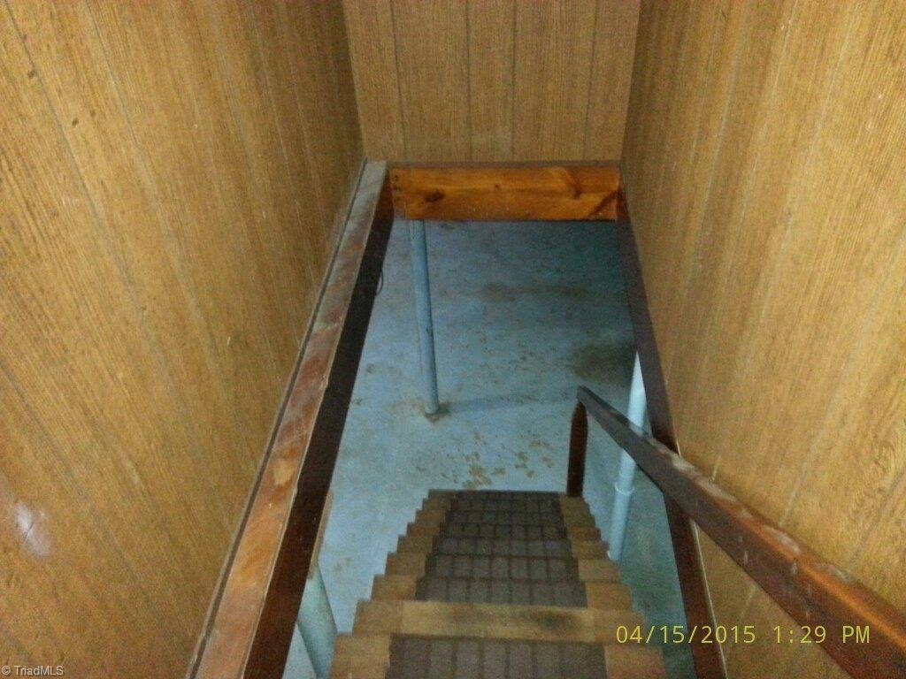 Stairway to basement