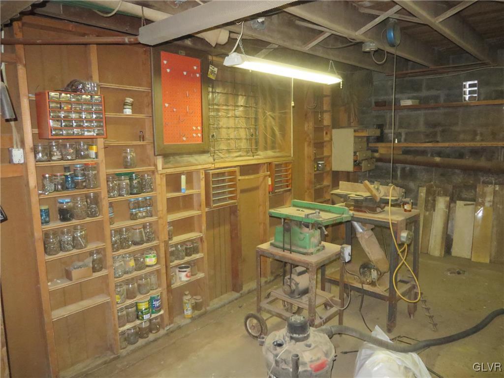 1936 Neffs Laurys Road Coplay, PA 18037 - Photo 25 of 29 Workshop area with Laundry