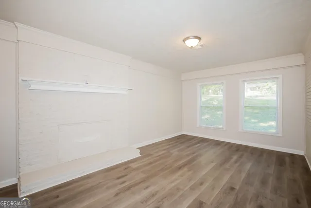 a view of an empty room