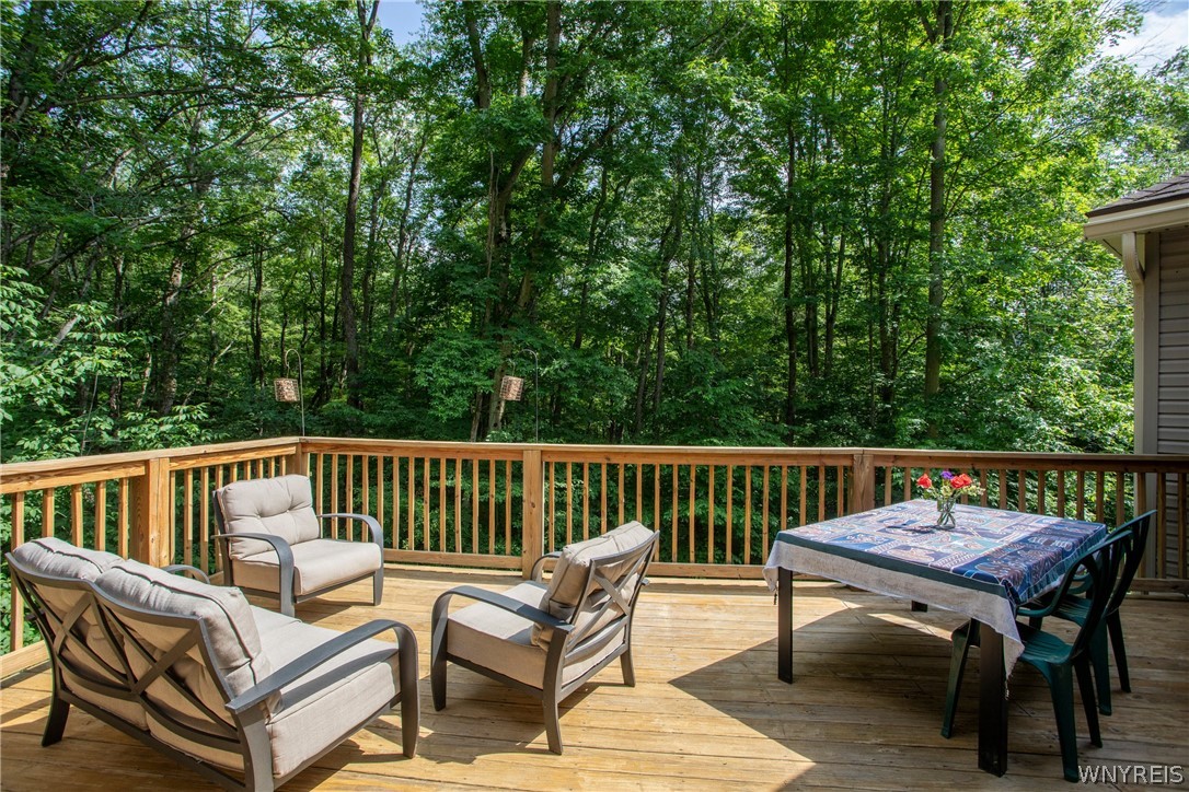5464 Partridge Hill Road Great Valley, NY 14741 - Photo 16 of 48 Private deck main house