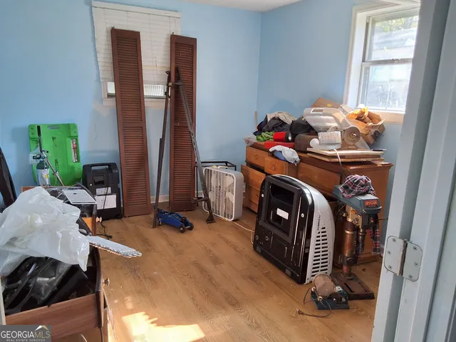 a view of front door and livingroom