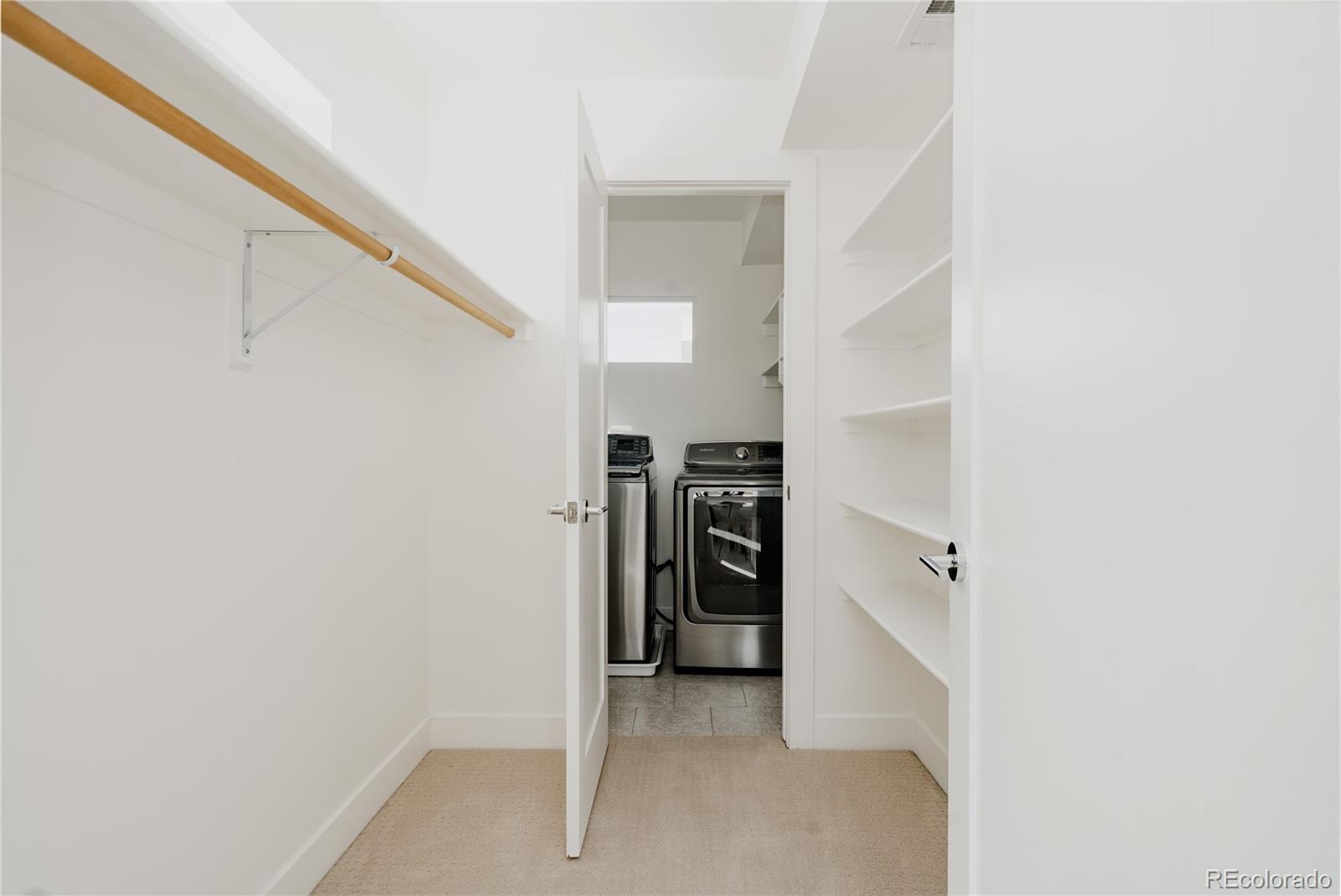 3724 Quivas Street Denver, CO 80211 - Photo 23 of 46 a view of a hallway with closet