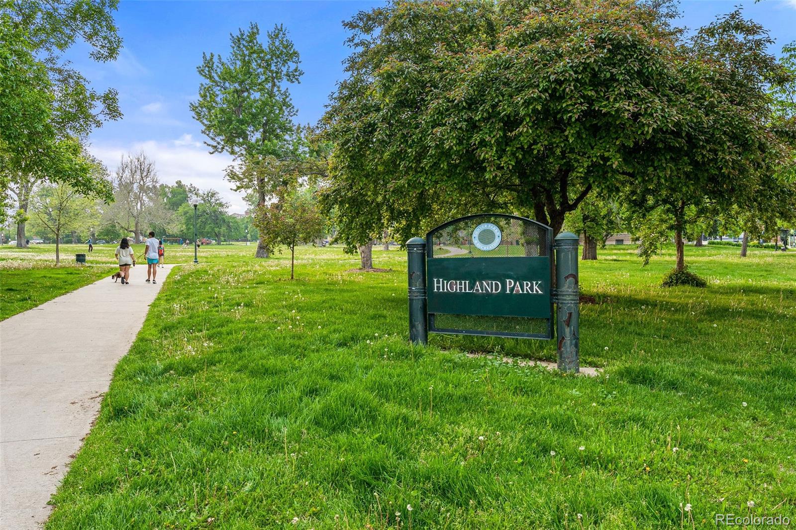 3724 Quivas Street Denver, CO 80211 - Photo 46 of 46 a view of a park with welcome board