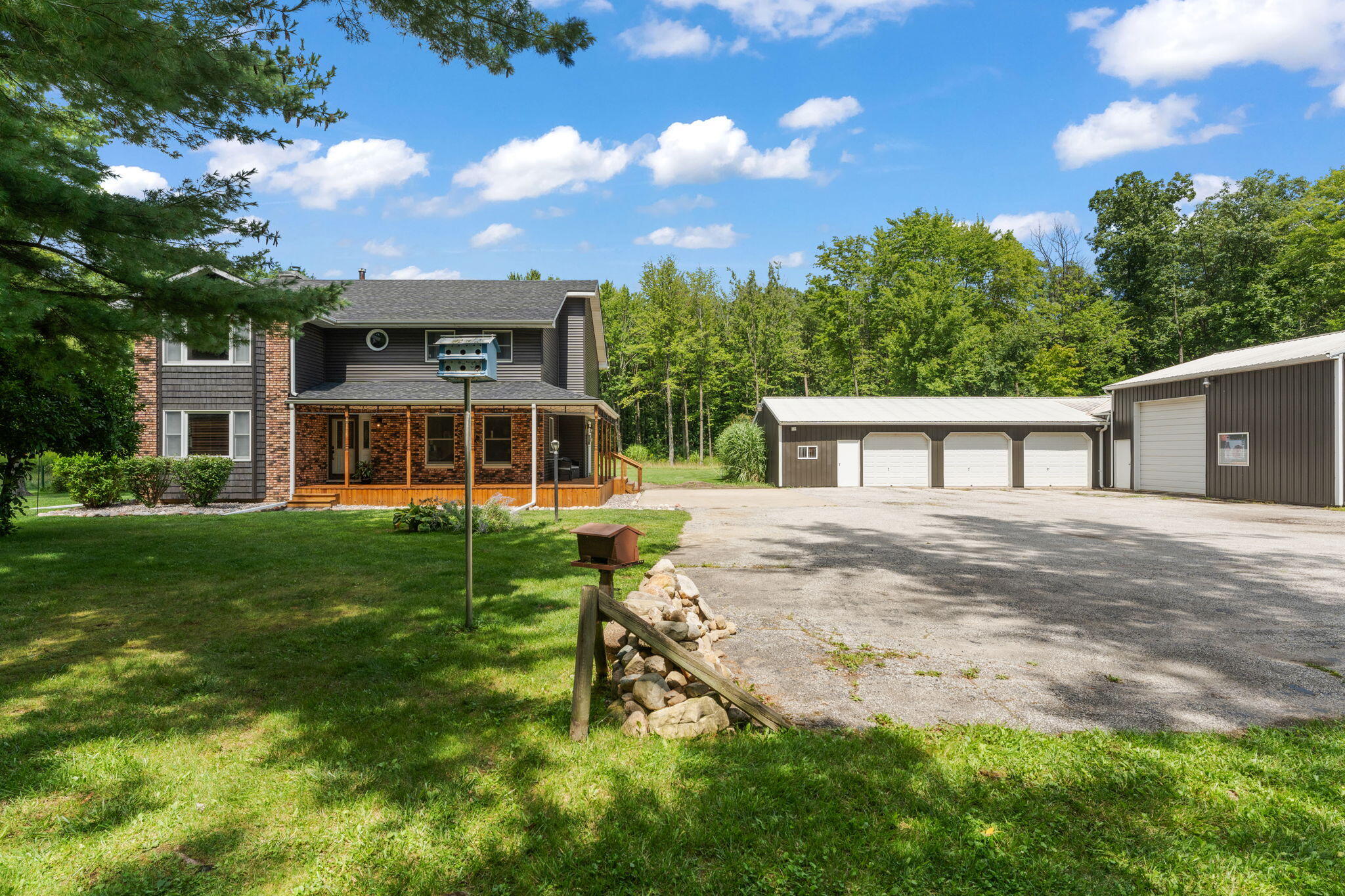 249 West 700 North Valparaiso, IN 46385 - Photo 2 of 46 a front view of a house with a yard