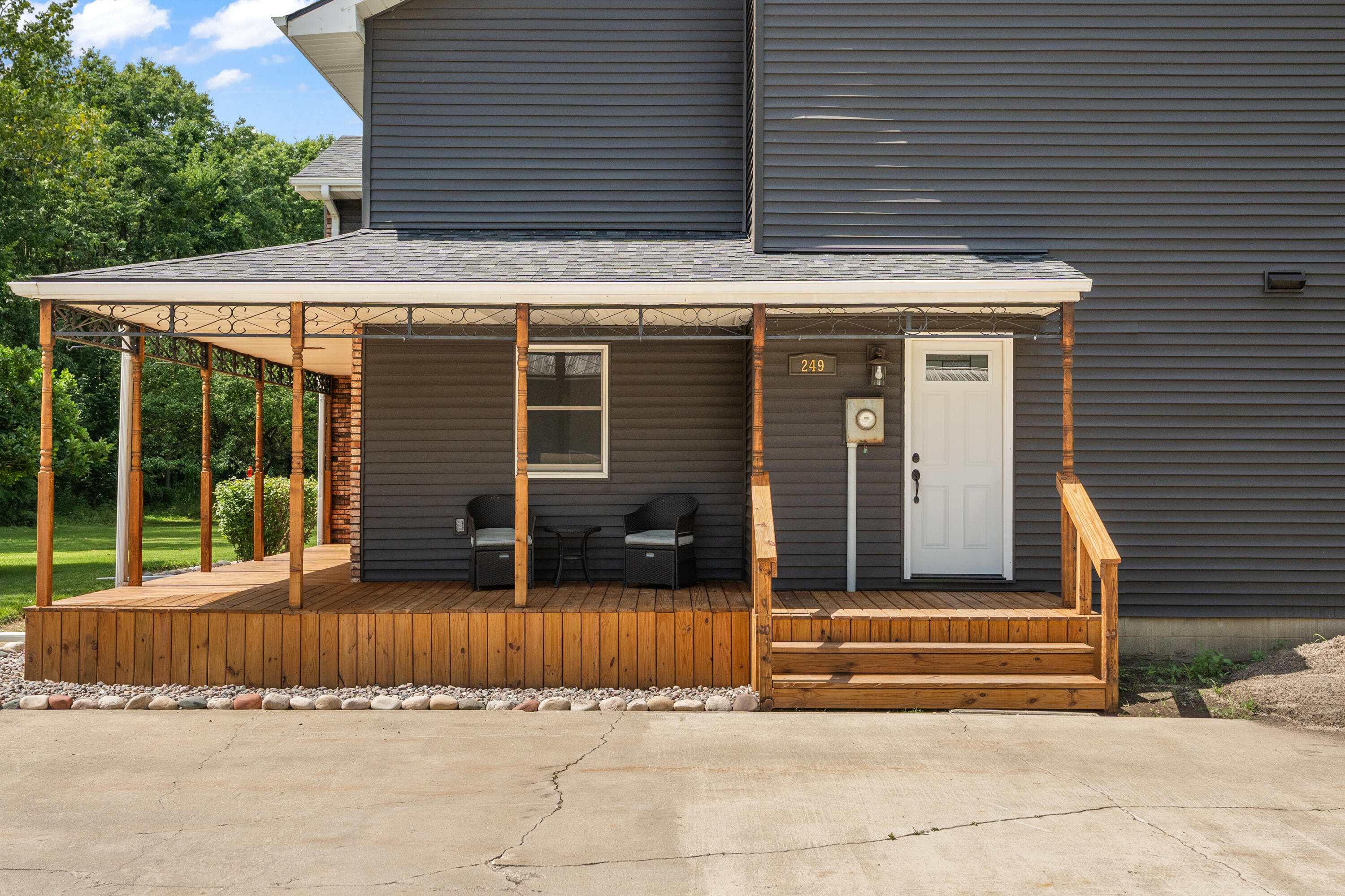 249 West 700 North Valparaiso, IN 46385 - Photo 23 of 46 a view of a house with a door and a large window