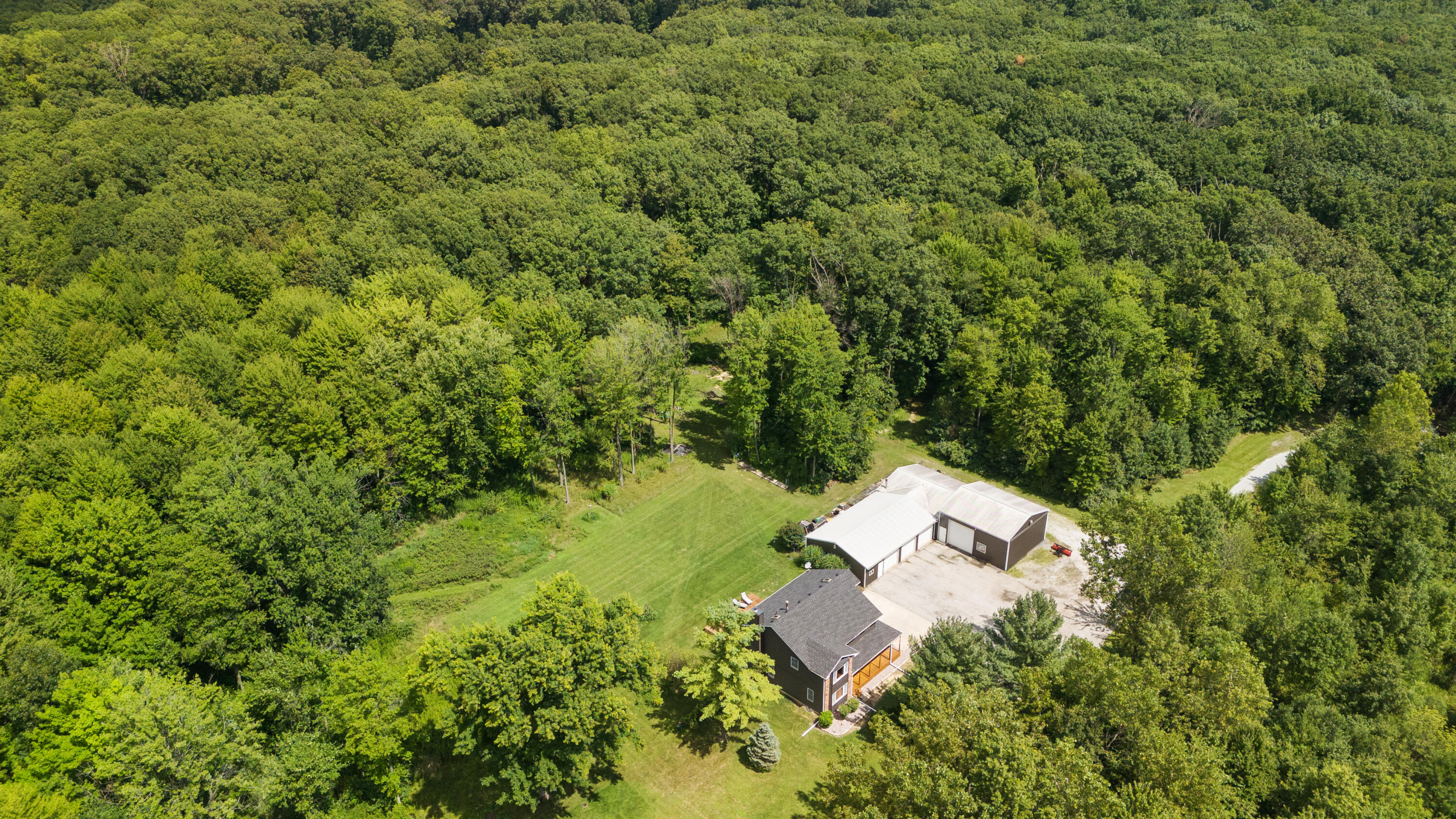 249 West 700 North Valparaiso, IN 46385 - Photo 26 of 46 an aerial view of a house with a yard