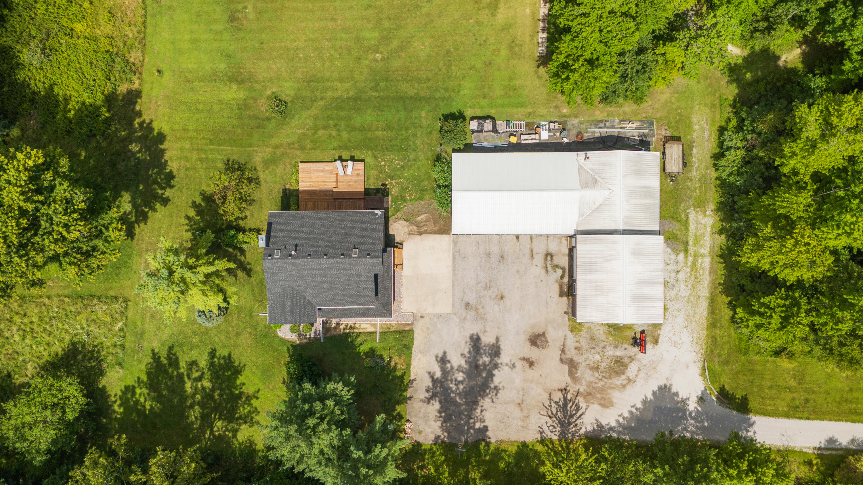 249 West 700 North Valparaiso, IN 46385 - Photo 32 of 46 an aerial view of a house with a yard