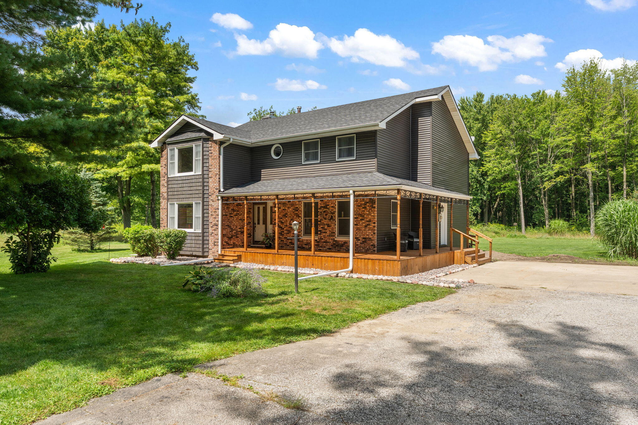 249 West 700 North Valparaiso, IN 46385 - Photo 37 of 46 a view of a house with a yard and sitting area