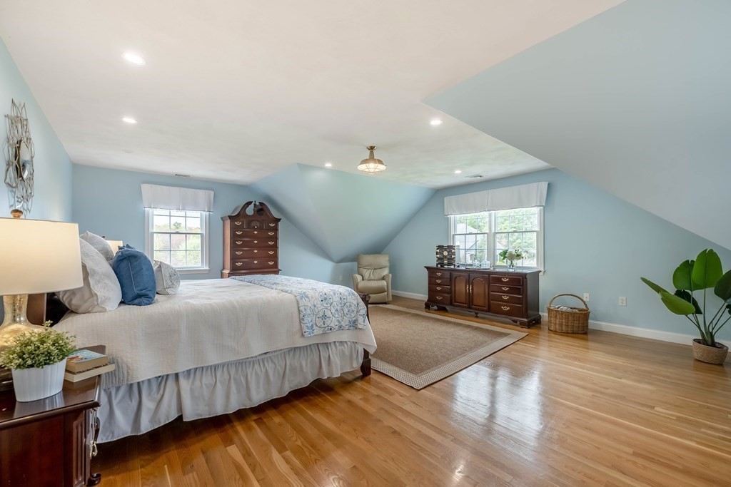 2 Hay Bale Road Andover, MA 01810 - Photo 19 of 42 a bedroom with bed and wooden floor