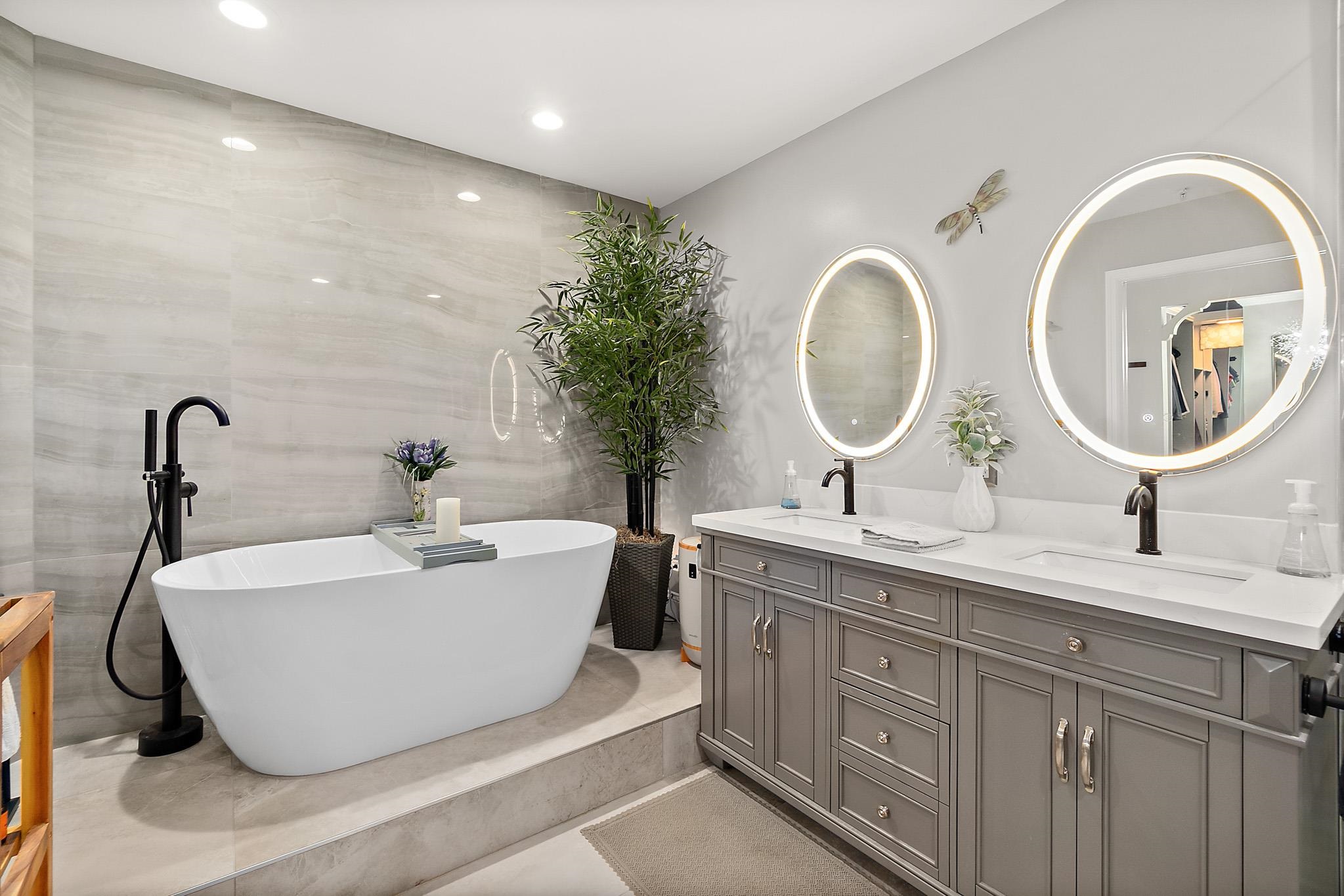 1602 Windjammer Lane St. Augustine, FL 32084 - Photo 47 of 85 a bathroom with a sink and a mirror