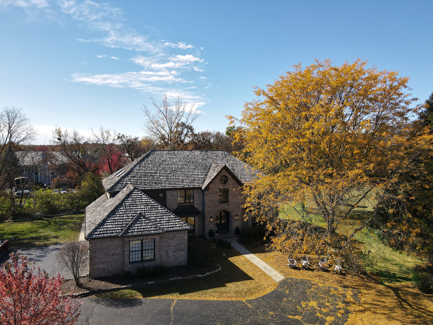 28679 West Heritage Oaks Road Barrington, IL 60010 - Photo 36 of 42 a front view of a house with a yard