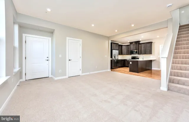 a view of kitchen and microwave