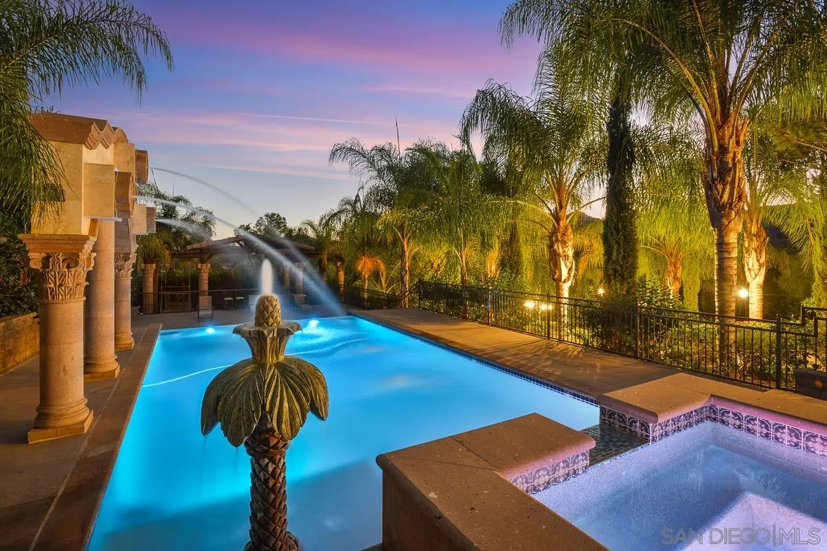 14545 Highway 67 Poway, CA 92064 - Photo 52 of 58 a view of a backyard with swimming pool