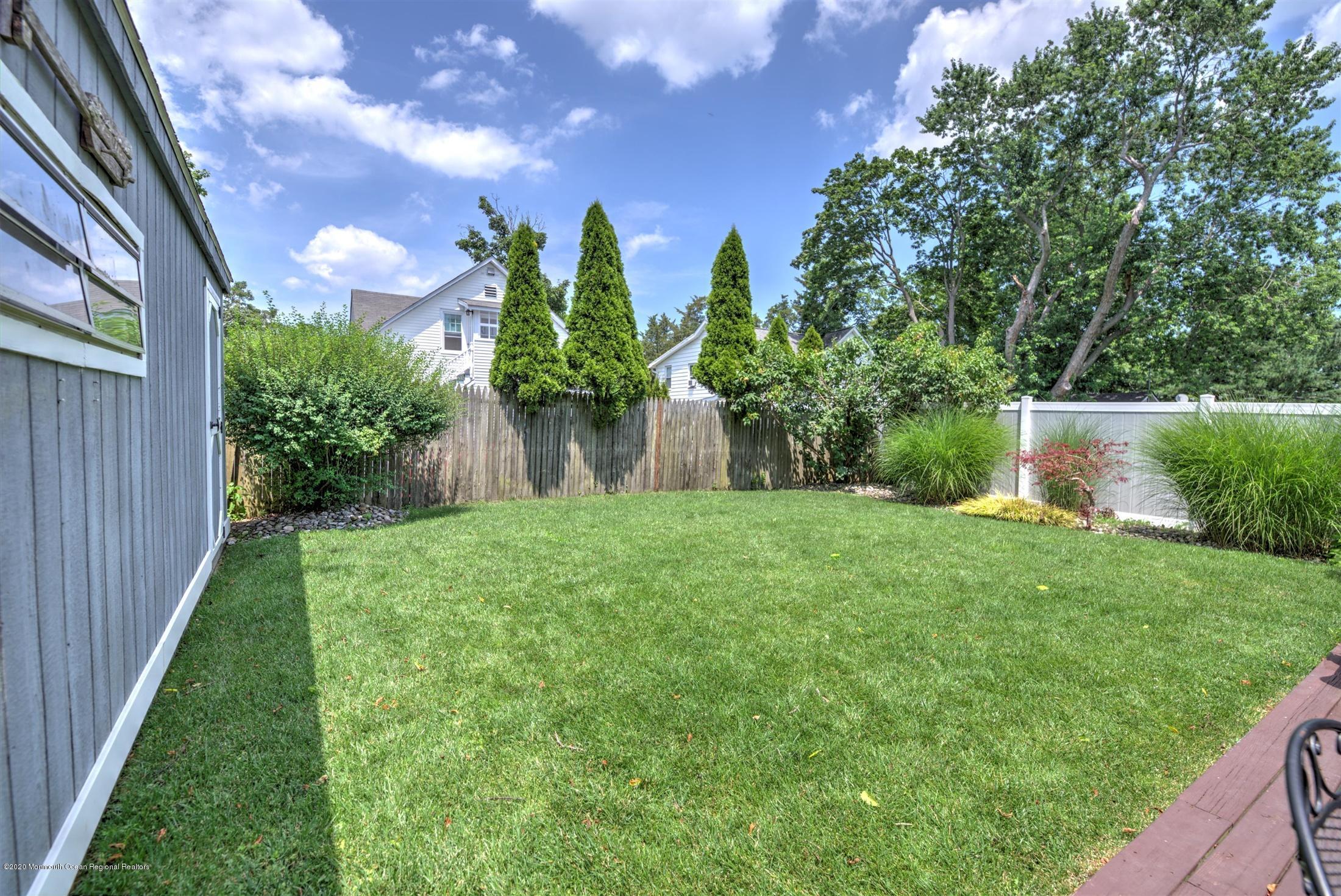 614 Ocean Road Spring Lake Heights, NJ 07762 - Photo 42 of 44 a view of a back yard