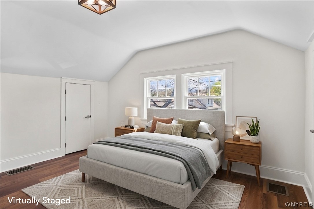 58 Ransom Street North Tonawanda, NY 14120 - Photo 29 of 50 Bedroom 1 (virtually staged)
