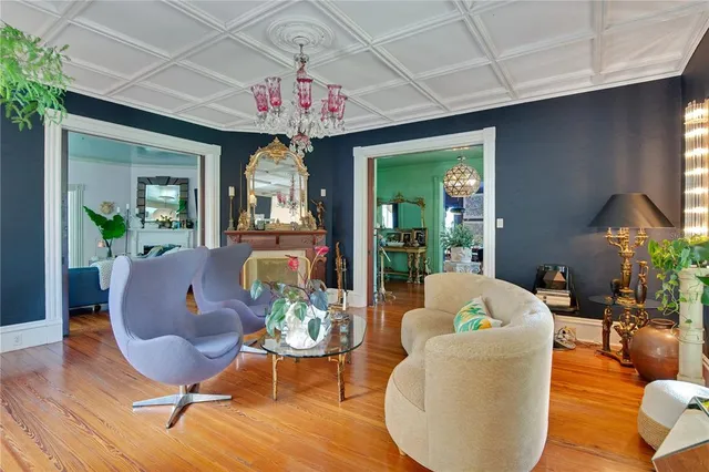 a kitchen with a refrigerator and a stove