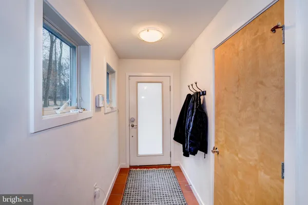 a view of a walk in closet