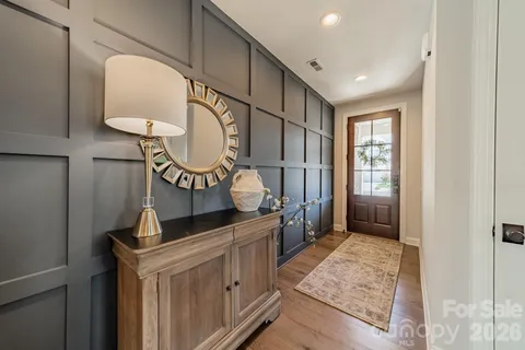 a view of living room and front door