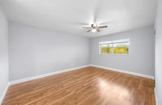wooden floor in an empty room