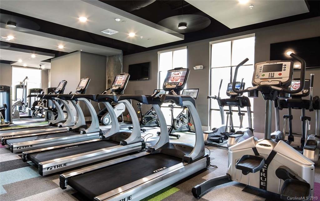2506 McClintock Road, Unit 104 Charlotte, NC 28205 - Photo 17 of 21 a view of a room with gym equipment