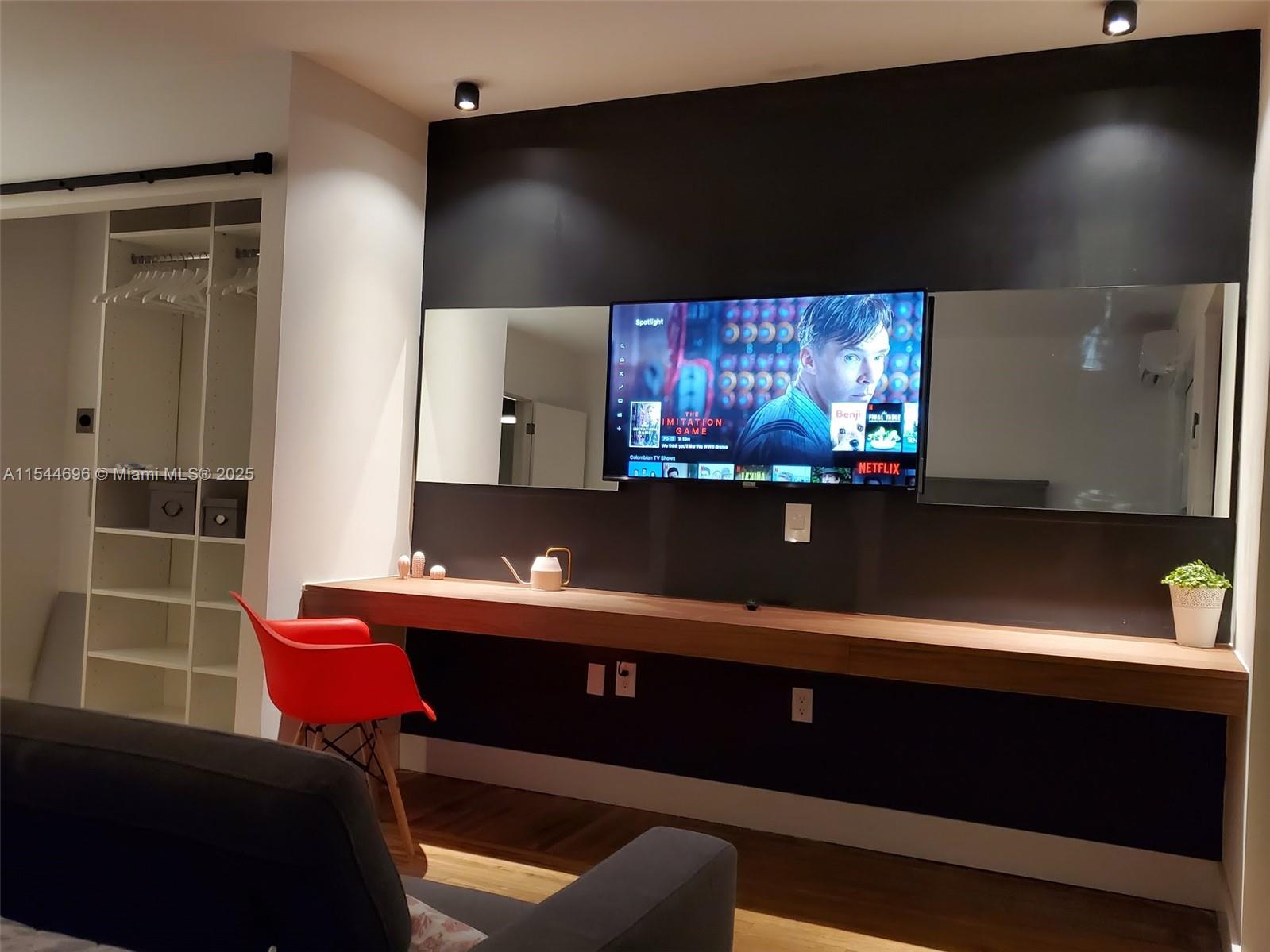 740 Southwest 9th Street, Unit 2 Miami, FL 33130 - Photo 15 of 42 a room with furniture and screen