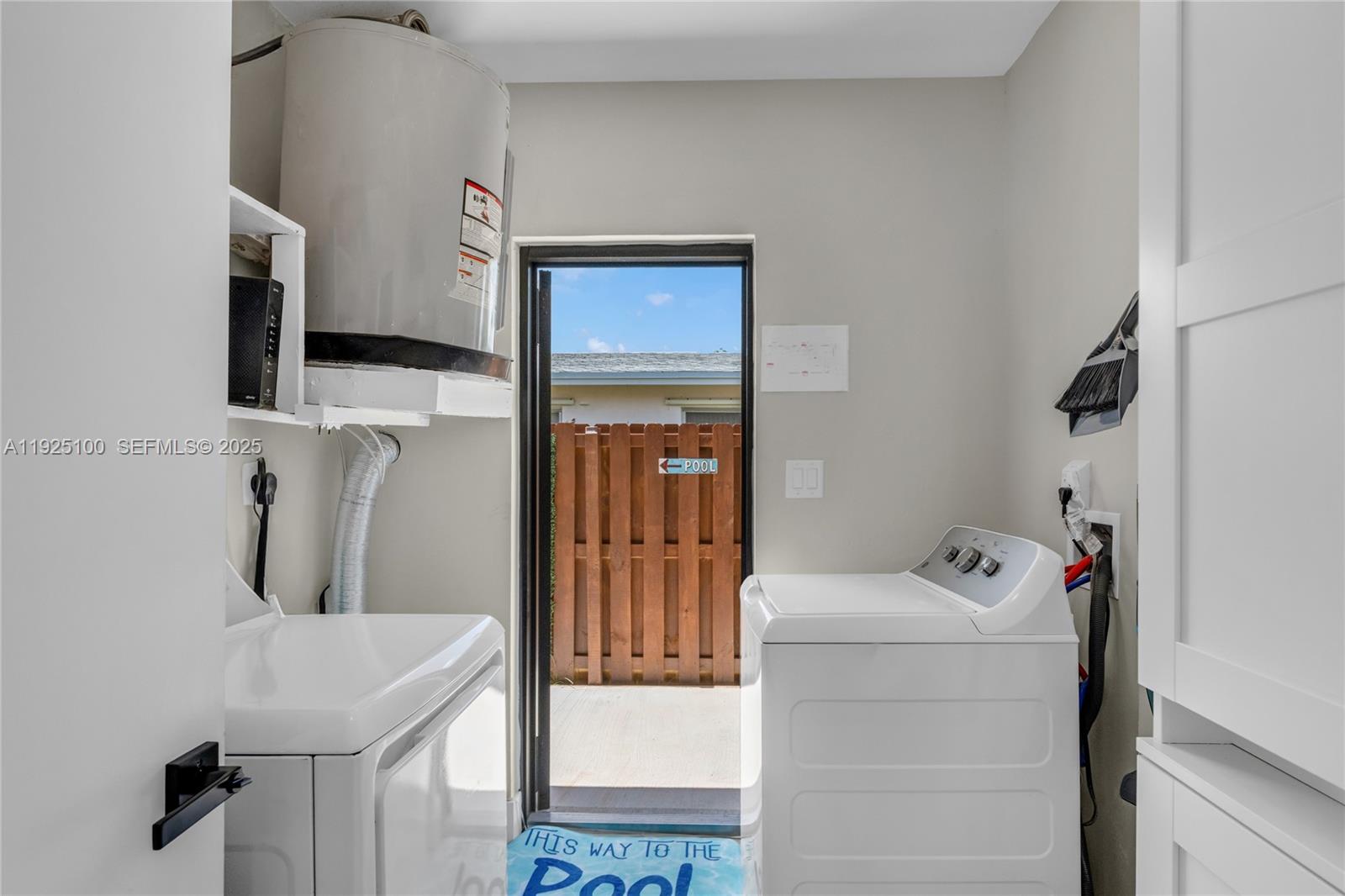 1204 Northeast 7th Street Pompano Beach, FL 33060 - Photo 31 of 43 a utility room with dryer and washer