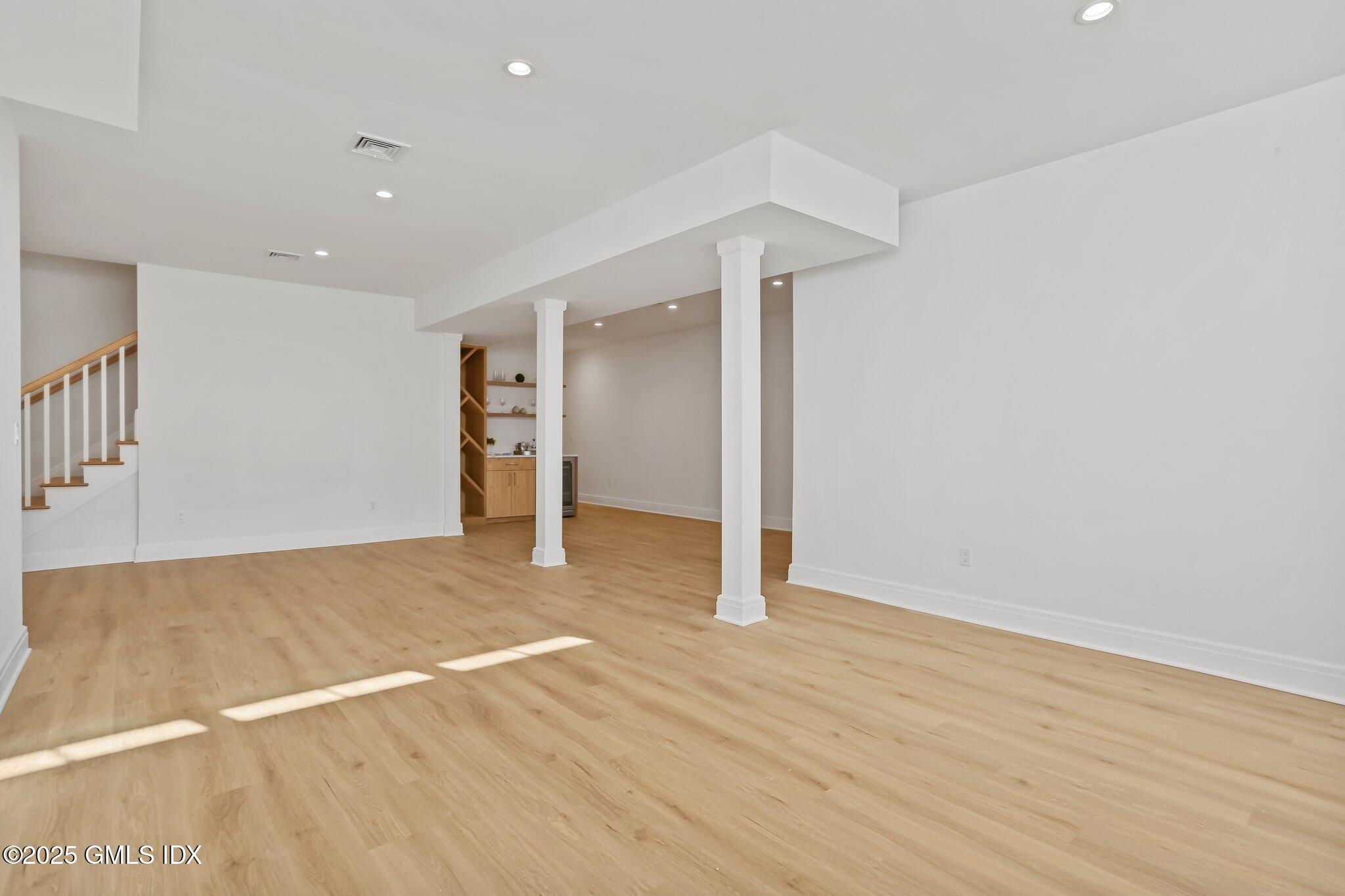 118 Leroy Avenue Darien, CT 06820 - Photo 32 of 37 Finished Basement with Bar