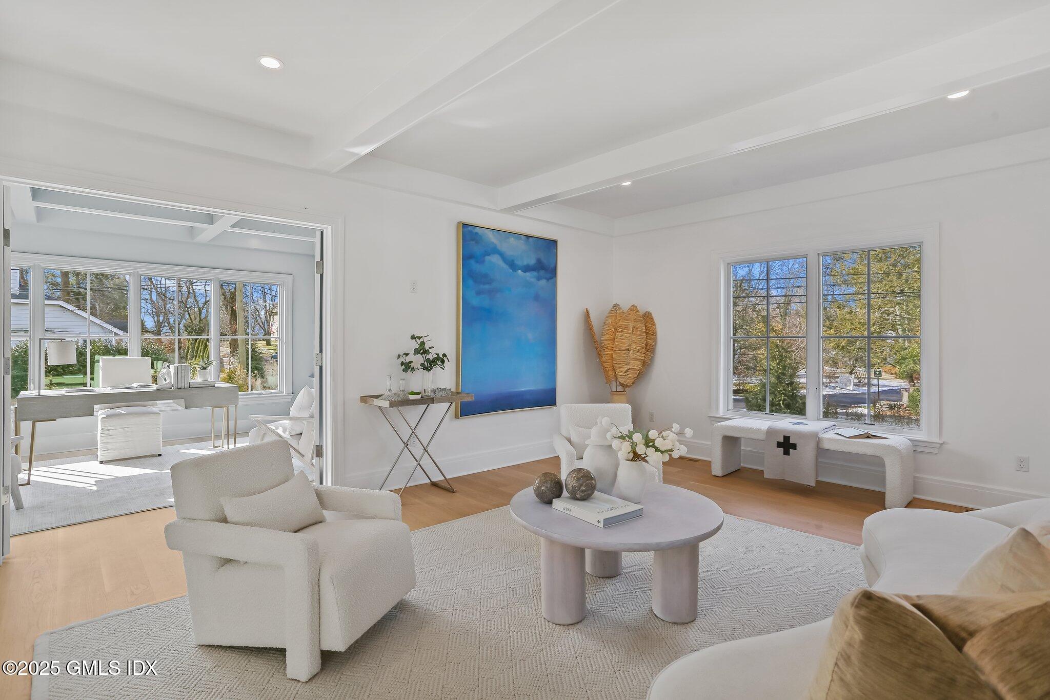 118 Leroy Avenue Darien, CT 06820 - Photo 8 of 37 Living RM with Family Room View