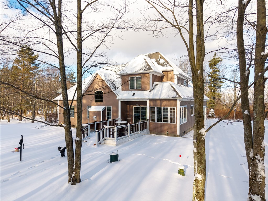 5978 Marrowback Road Conesus, NY 14435 - Photo 4 of 47 Back Deck sliding door entry