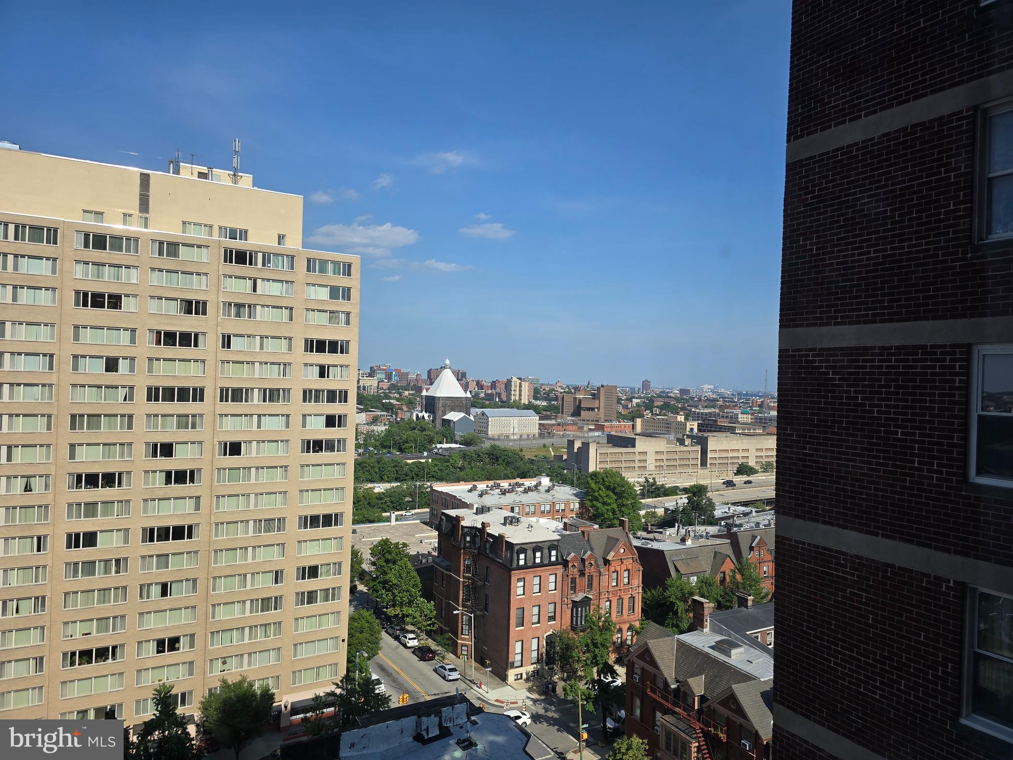 1101 St Paul Street, Unit 1212 Baltimore, MD 21202 - Photo 19 of 31 View From Living room