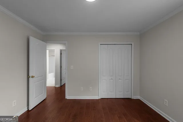 wooden floor in an empty room