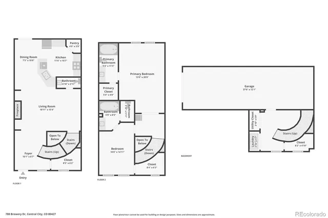 a view of a patio with iron fence